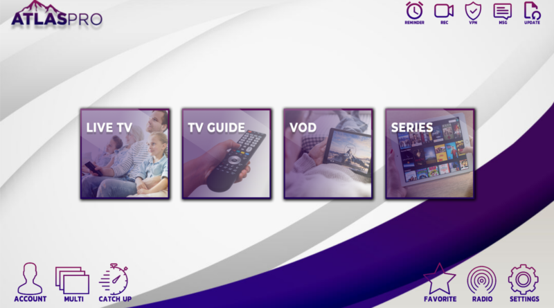 AtlasPro IPTV - Service de streaming premium